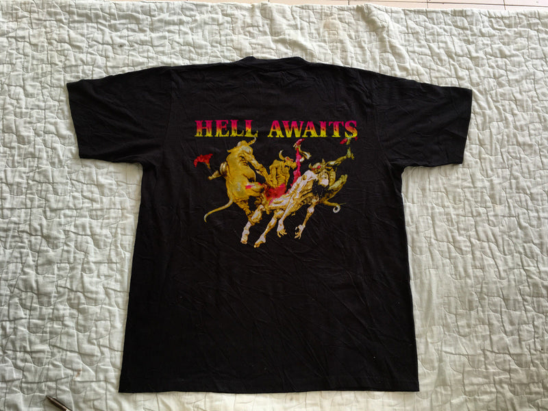 Vintage 1991 Slayer Hell Awaits Shirt