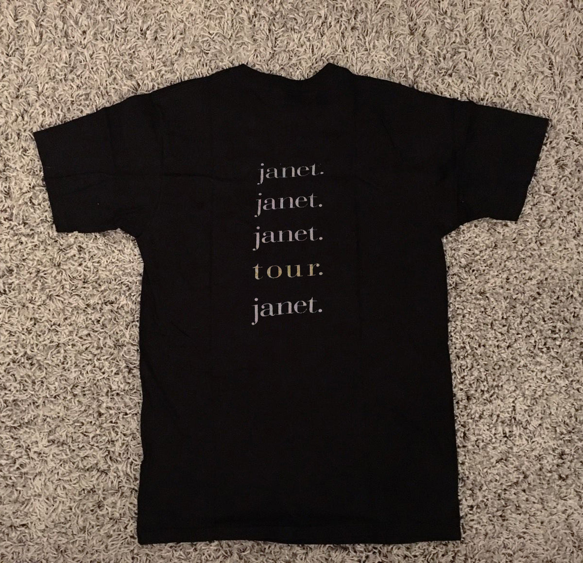 Janet Jackson World Tour Concert 1994 shirt