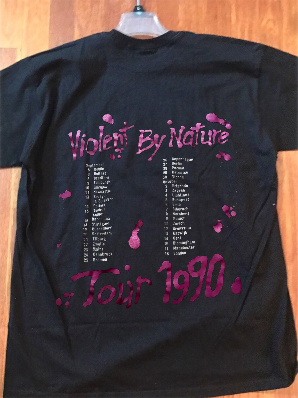 Atrophy 1990 Tour shirt vintage