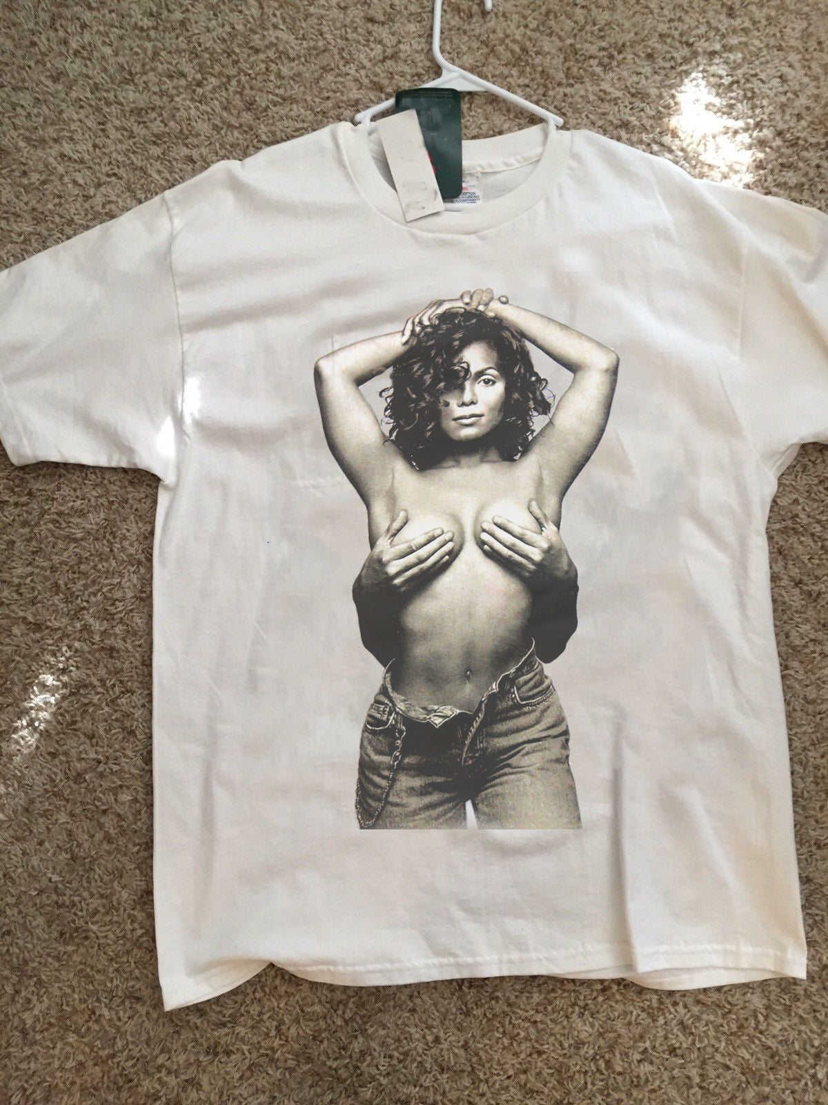 vintage 90s 1993 JANET JACKSON tshirt