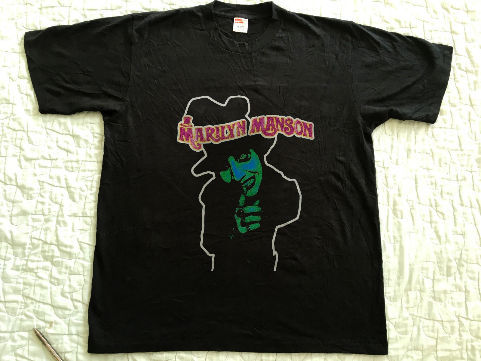 Marilyn Manson T Shirt 1996 Dope Fiend Vintage 90's USA 1990