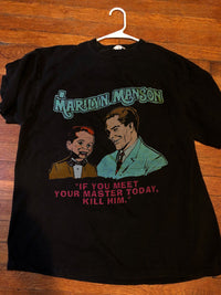 Marilyn Manson Vintage 1995 Shirt Meet Your Master amazing condition