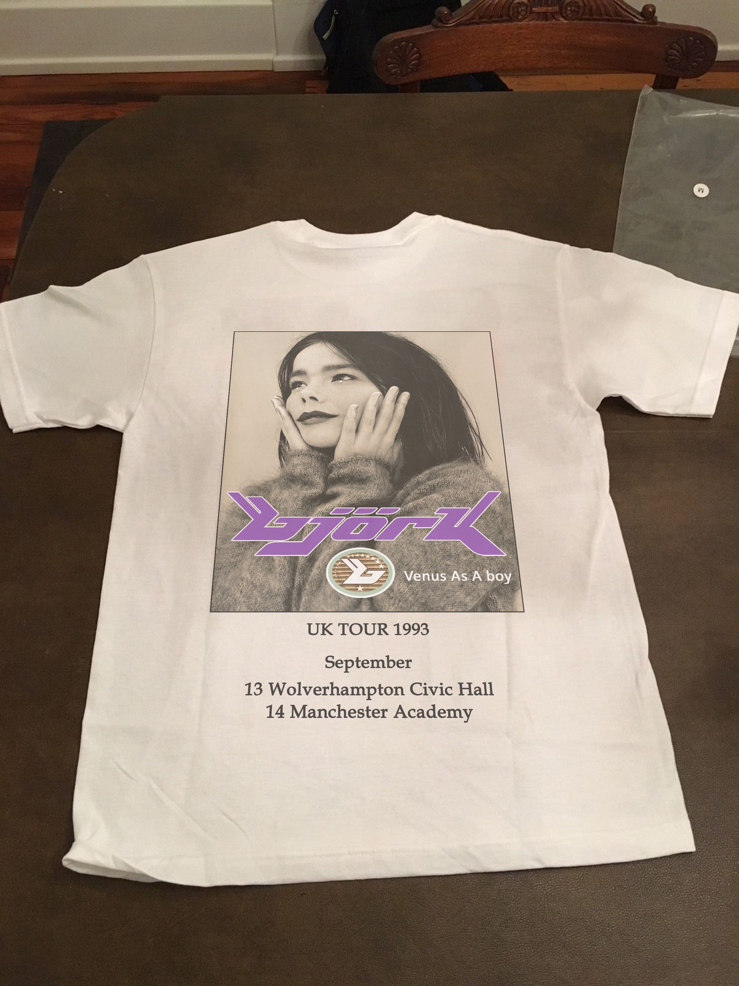 Vintage Bjork tour uk 1993 shirt