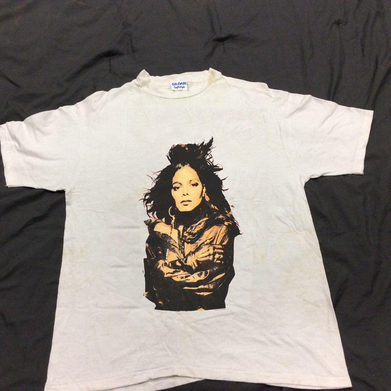 RaRe 1990 JANET JACKSON vintage hip-hop concert tour 80s 90s t-shirt