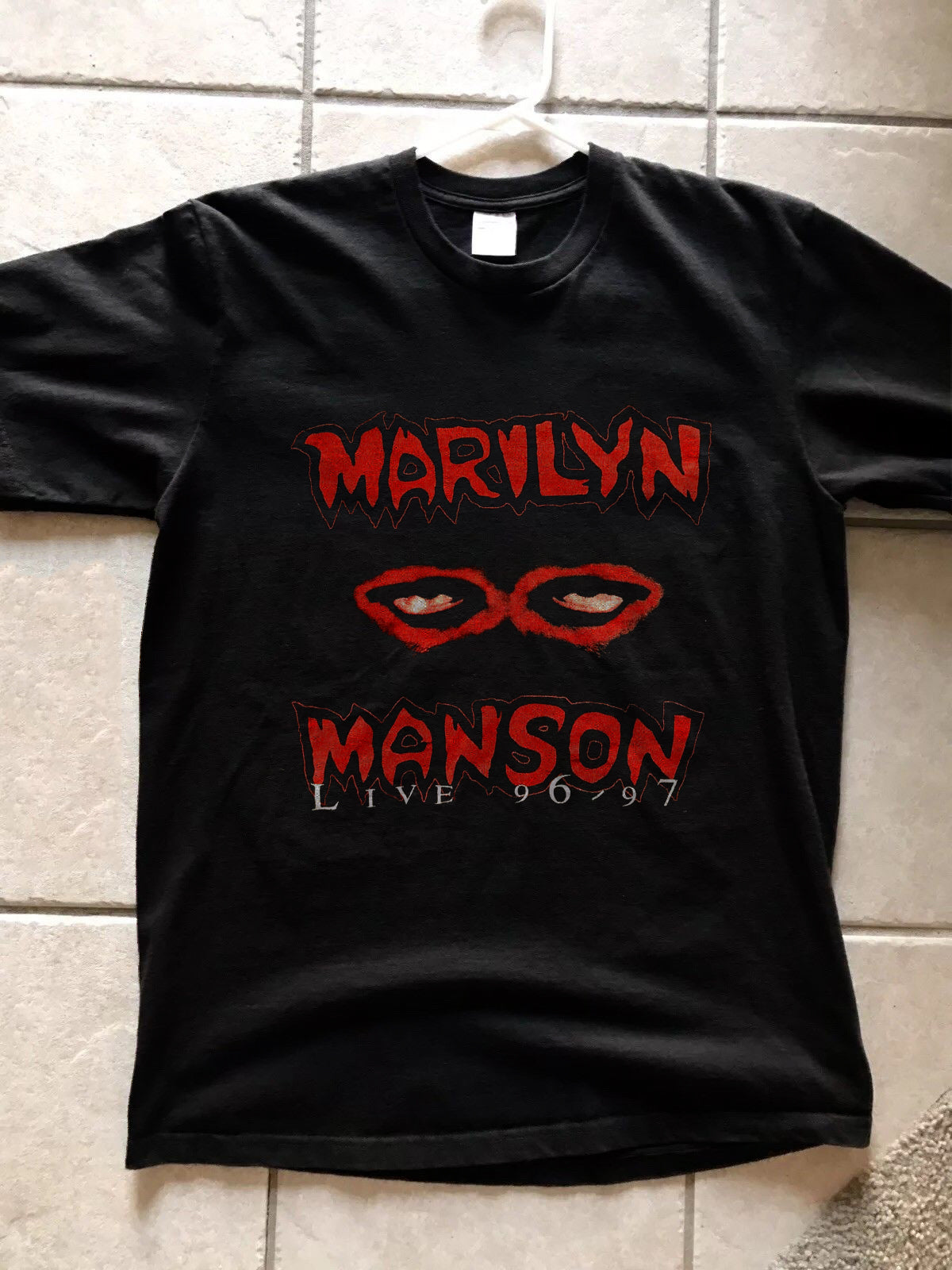 Rare Vintage Marilyn Manson 19961997 Antichrist Superstar Concert Tour Shirt