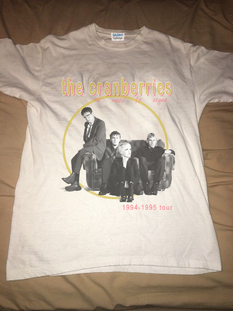 VTG The Cranberries Concert Tour T Shirt 1994-1995 No Need To Argue