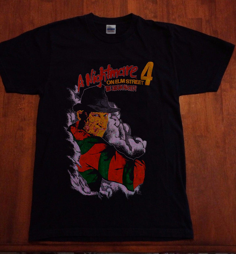 Vintage 1988 Freddy Krueger Nightmare On Elm Street 4 Promo Tee Vtg Rare