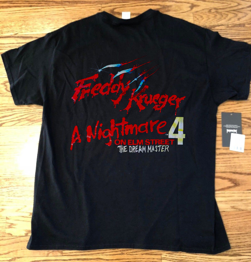 Vintage 80s Freddy Krueger T Shirt Promo Nightmare On Elm Street 4