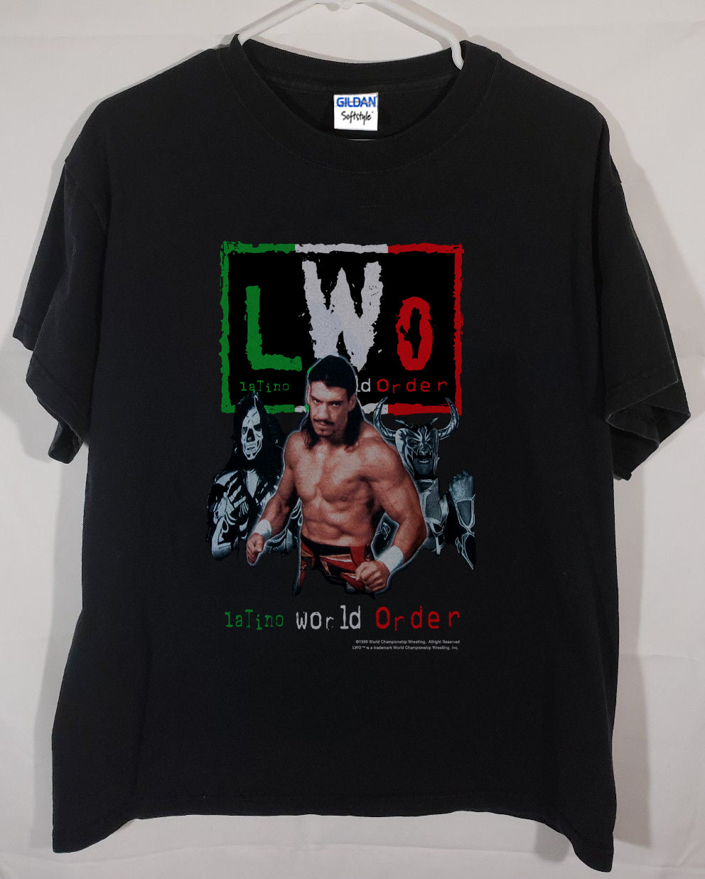 LWO Eddie Guerrero Rare Vintage 1990s T Shirt WCW