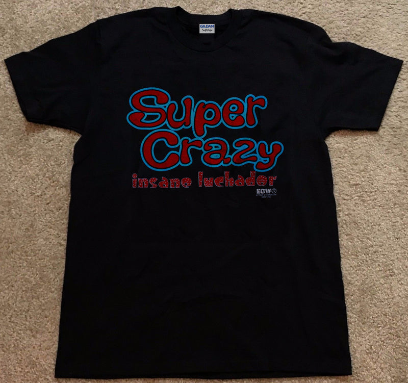 ECW Super crazy Insane luchador T-Shirt, Vintage