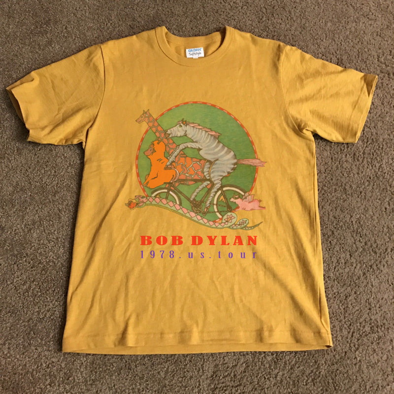 Vintage 1978 BOB DYLAN U.S. TOUR T-SHIRT 70s CONCERT TEE