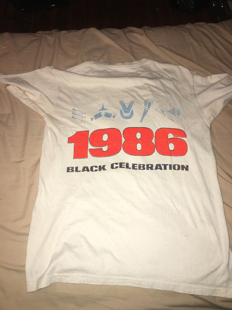 Vintage Black Celebration 1986 Depeche Mode Tour T-shirt