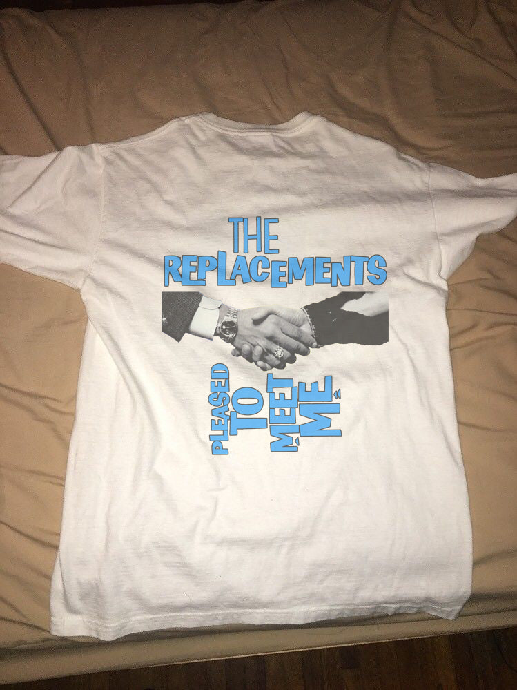 VinTaGe THE REPLACEMENTS TOUR SHIRT 80s PLEASED TO MEET ME PAUL WESTERBERG RARE! WOW