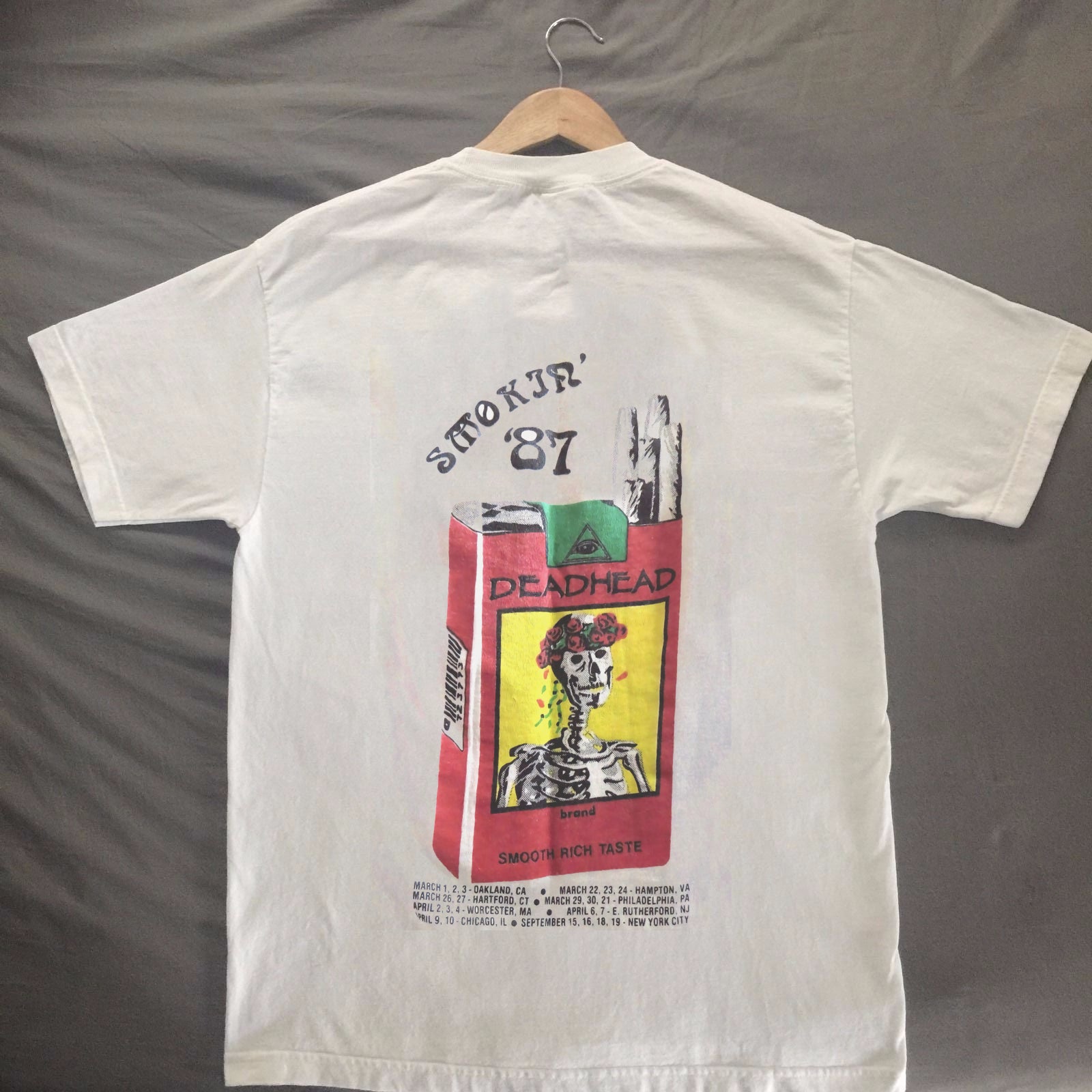 1987 Grateful Dead T Shirt Spring Tour Smoker 87 – House of ...