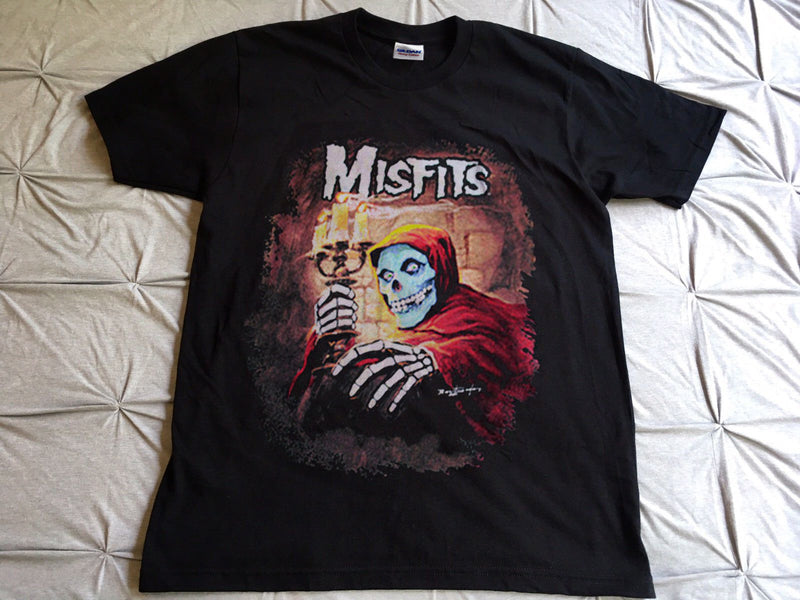 1997 The Misfits Vintage Glow In The Dark Classic Dig Up Her Bones Era American Psycho Album Promo 90's Horror Punk Concert Tour -Shirt