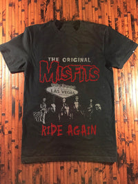 MISFITS Ride Again las vegas TShirt gildan