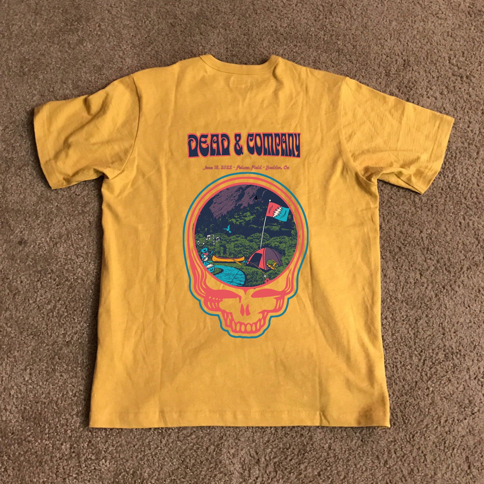 Dead And Company Tour Juni 2022 Folsom Field Boulder, CO T-shirt