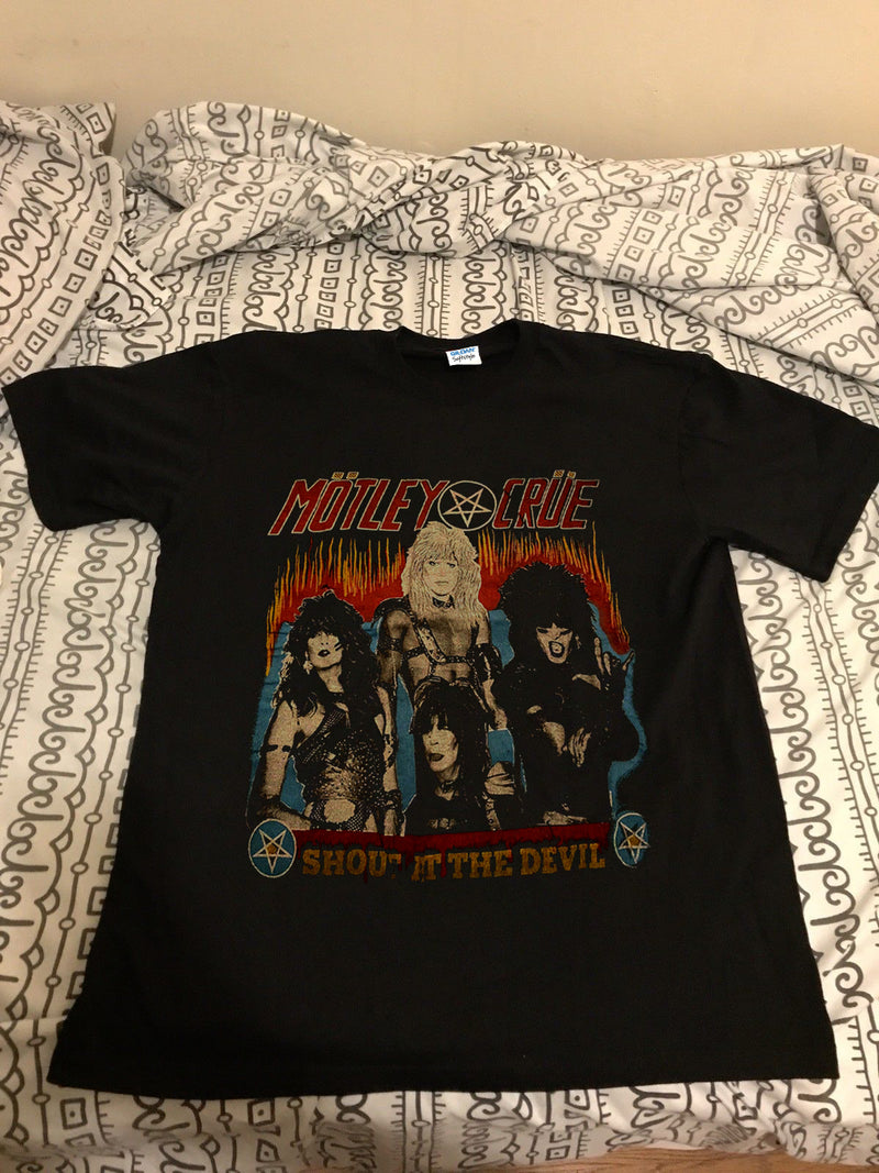 Motley Crue Shout at the Devil Vintage T-shirt