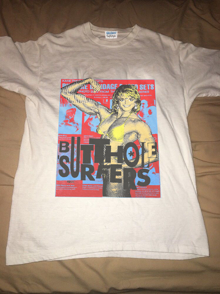 Butthole Surfers Vintage t-shirt 3 eyed female bodybuilder 1991