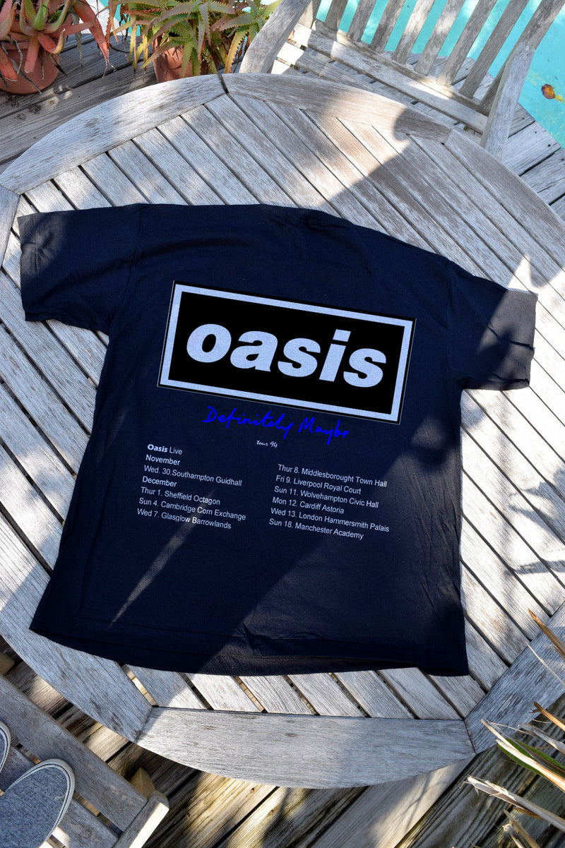 Vintage Oasis T-shirt Definitely Maybe Liam Noel Gallagher