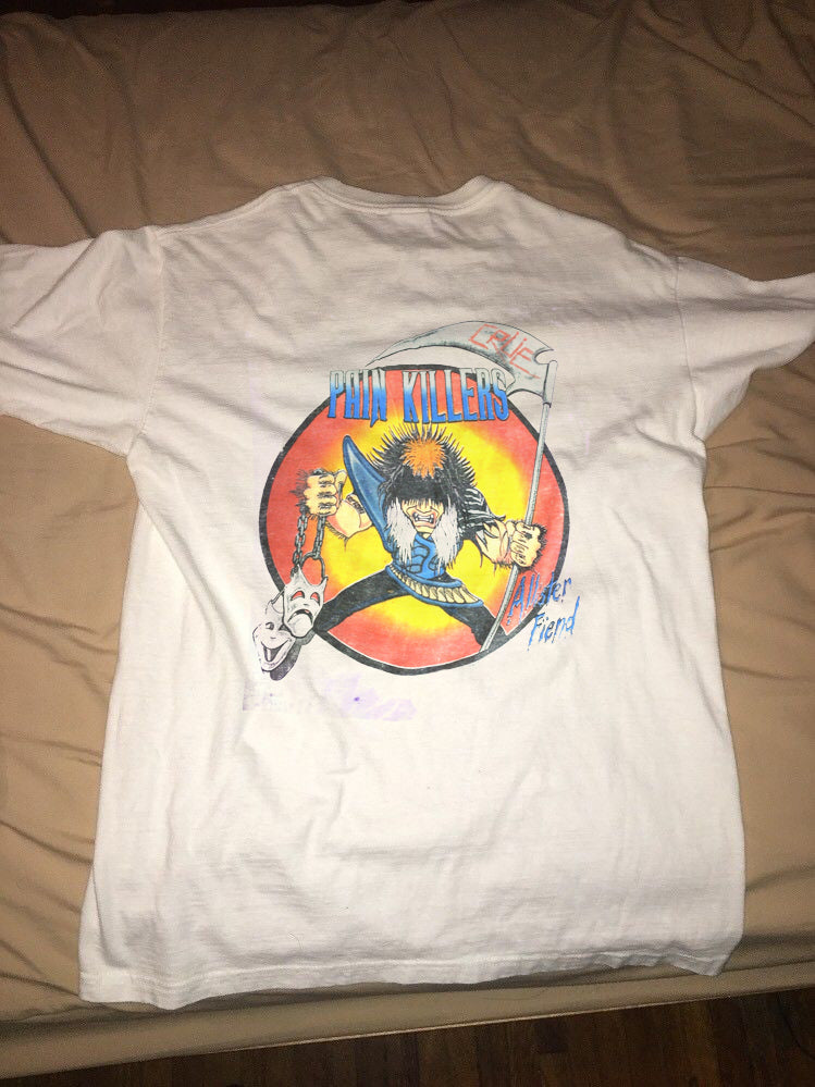 Rare Vintage Motley Crue Concert T-Shirt 1985 Pain Killers