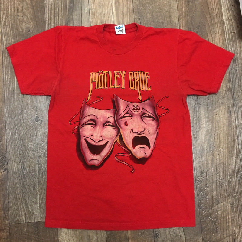 Vintage Motley Crue Theatre Pain Concert Tour Shirt 1985 Red