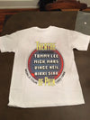 Vintage Motley Crue Theatre Pain Concert Tour Shirt 1985 white