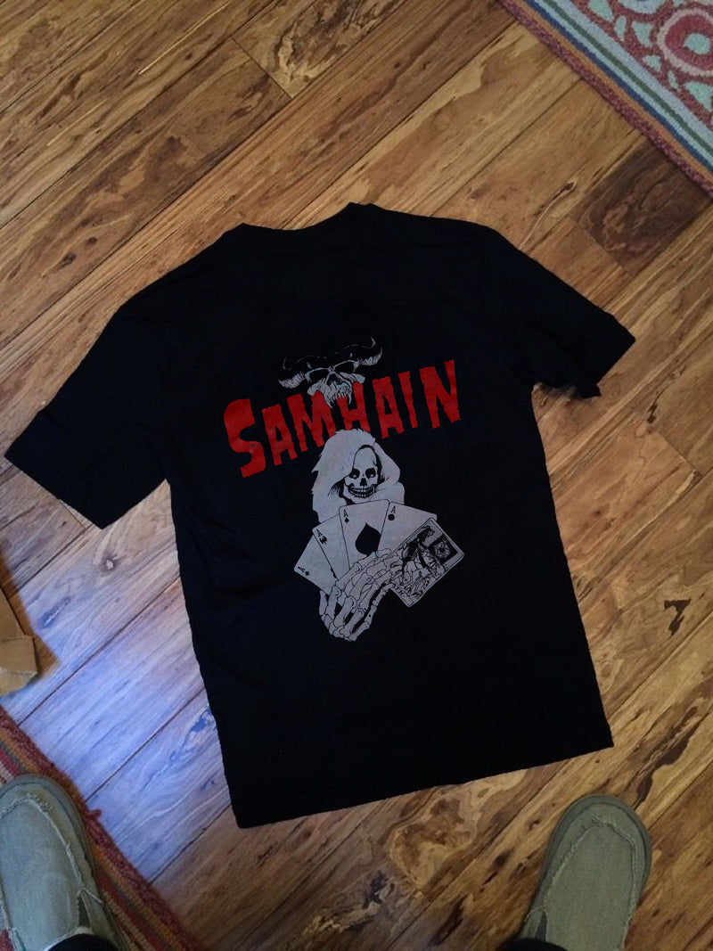 VINTAGE DANZIG SAMHAIN BACK PRINT! 1990 T-SHIRT STEDMAN TAG MISFITS PUNK tour