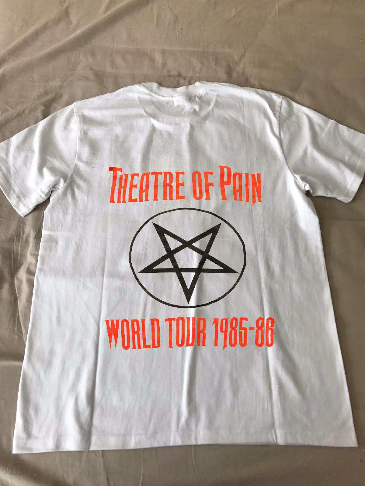 Motley Crue Theatre Of Pain Raglan 1985 1988 T Shirt