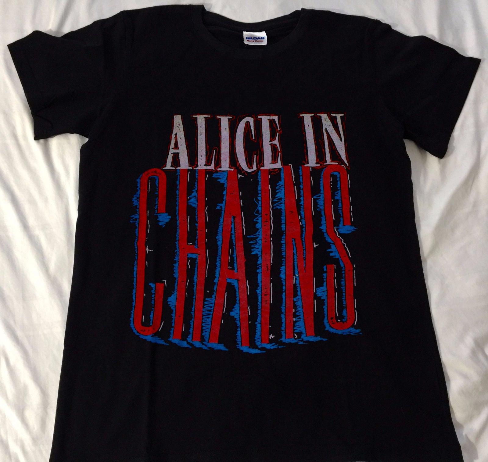 Vintage 1990 Alice In Chains So Fuckk Off Concert Tour T-Shirt