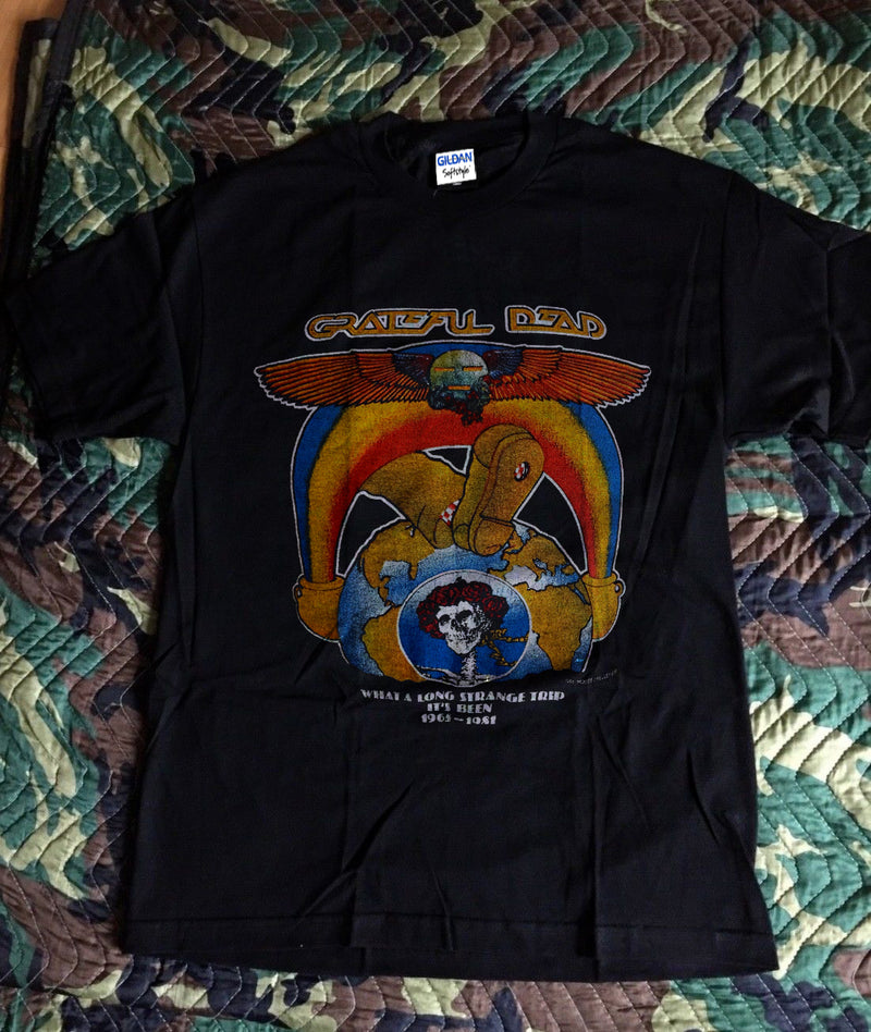 Vintage Grateful Dead T Shirt 1981 What A Long Strange Trip Its Been Tour Tee