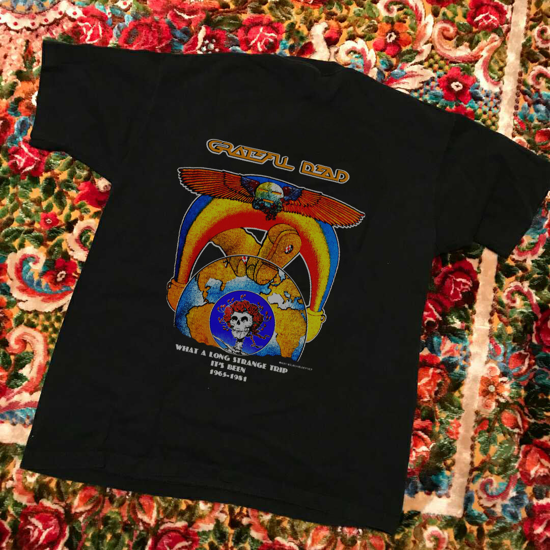 Vintage Grateful Dead T Shirt 1981 What A Long Strange Trip Its Been Tour