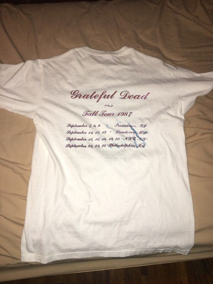 Vintage Grateful Dead T Shirt 1987 Concert T shirt Band
