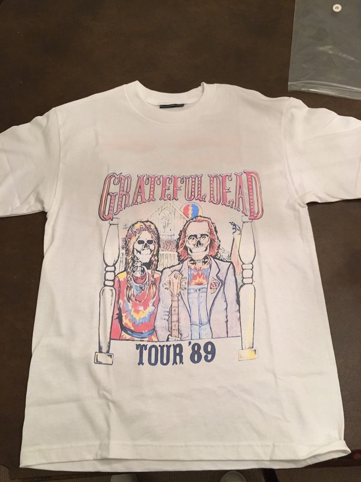 Vintage NEW Deadstock 1989 Grateful Dead Tour Tee T Shirt