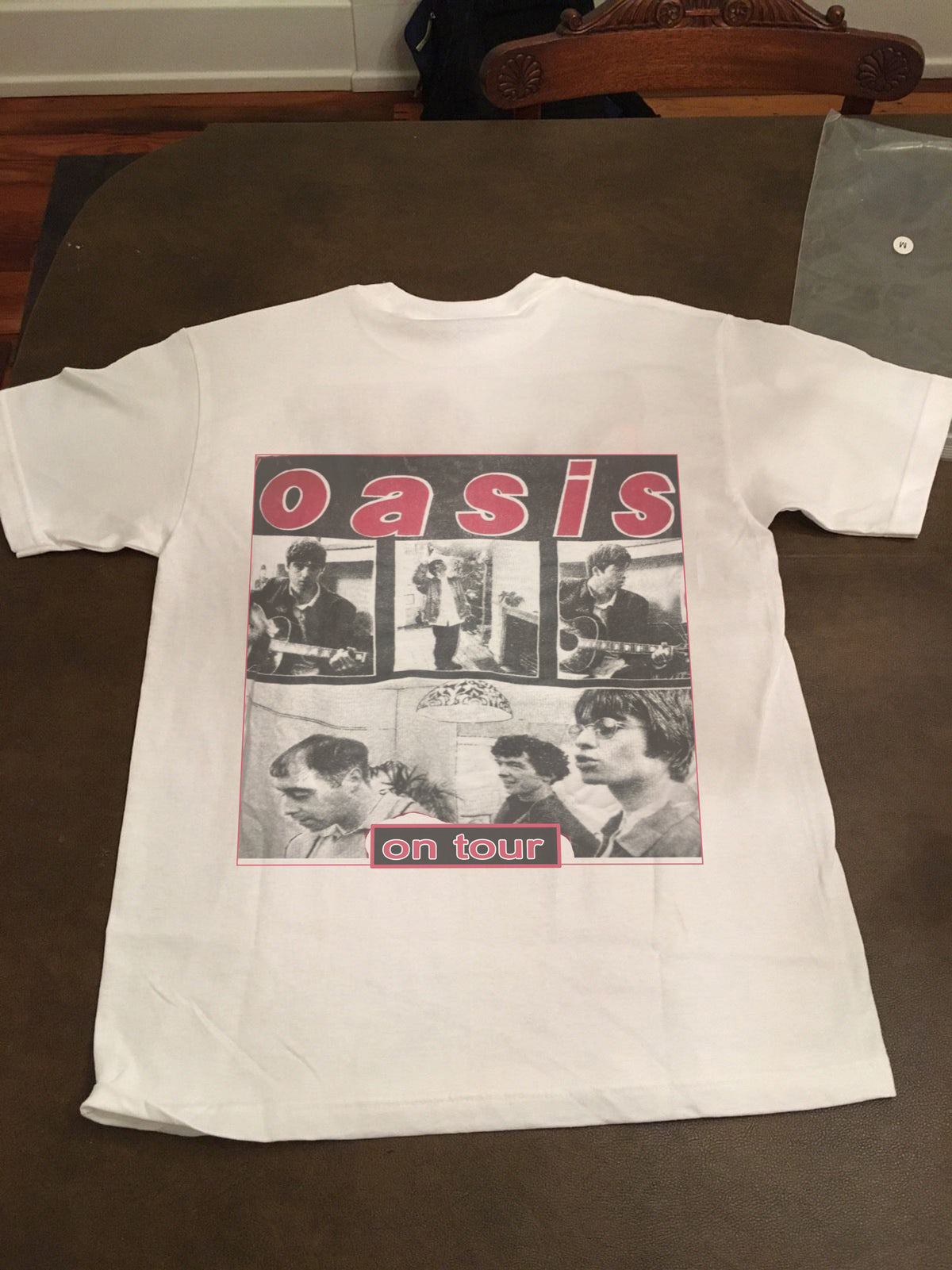 Vintage OASIS Concert 1994 Tour blur 90's grunge T Shirt