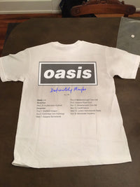 Vintage Oasis T-shirt Definitely Maybe Liam Noel Gallagher