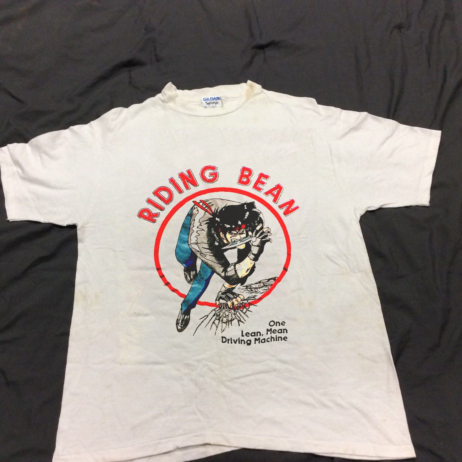 Riding bean T Shirt Vintage 90s akira