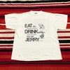 Grateful Dead 1984 Eat Drink & See Jerry  Concert Tour Shirt