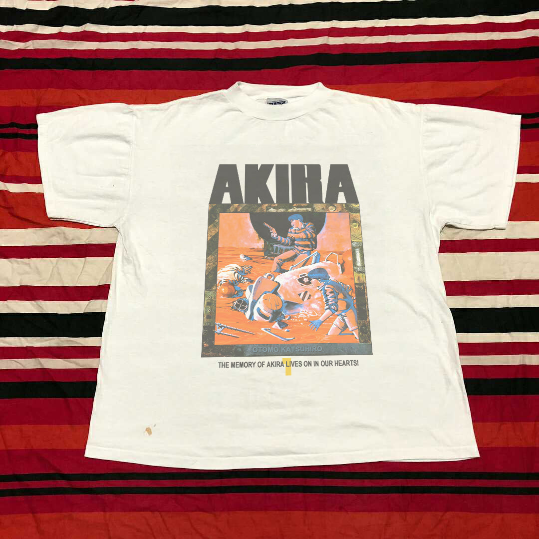 Akira T Shirt Vintage 90s The memory of akira in our hearts 